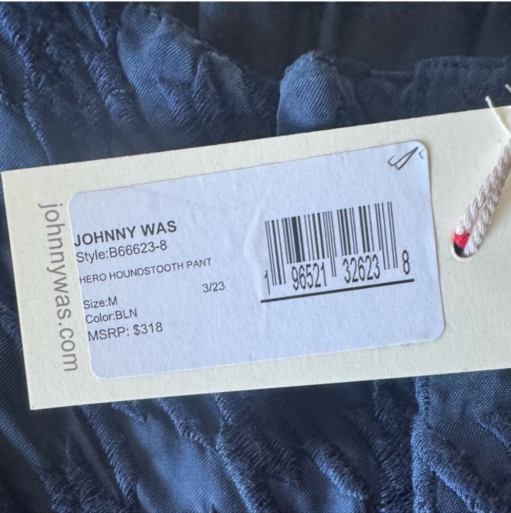 Johnny Was Hiro Houndstooth Pant, M, NWT - Picture 9 of 11